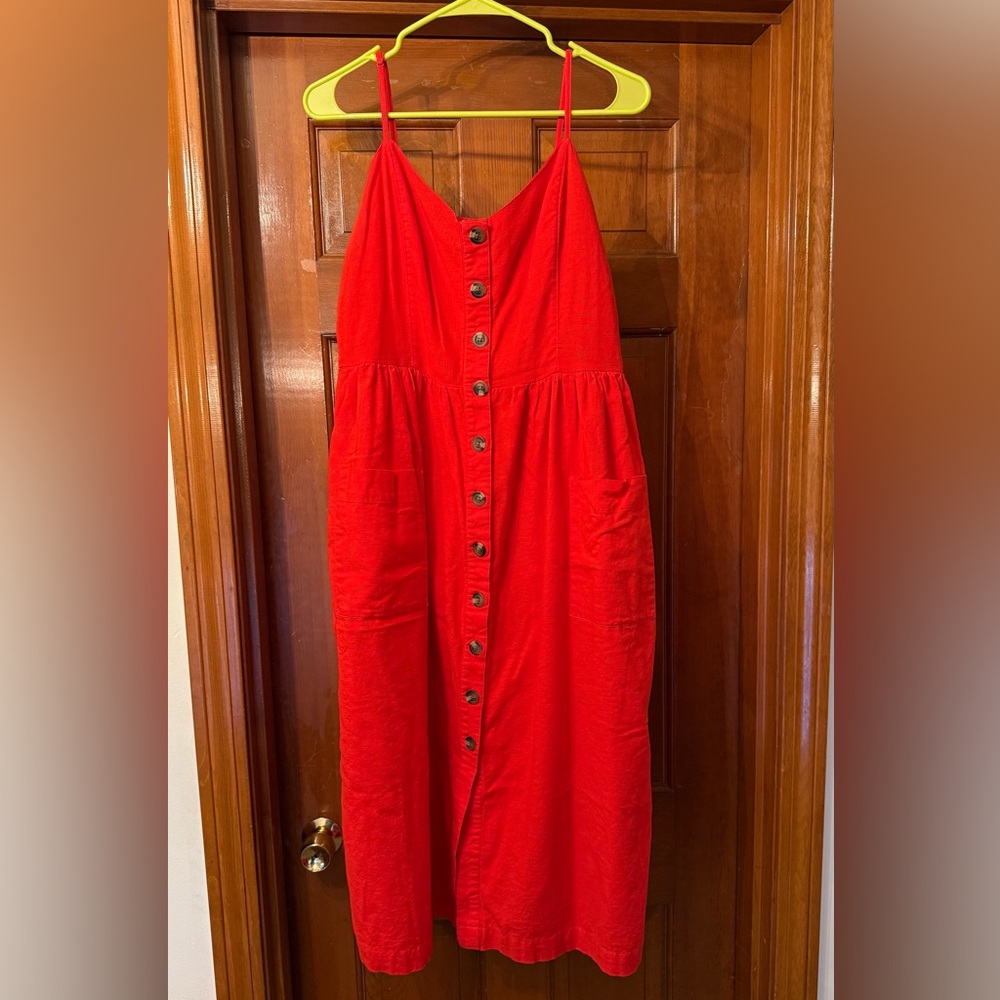 American Eagle Outfitters Button Down Midi Sundress